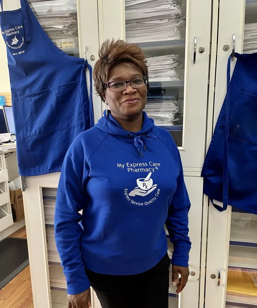 Pharmacy team member in the dispensary